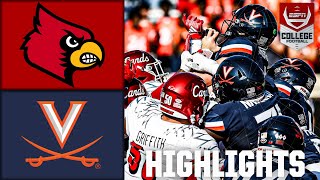 Louisville Cardinals vs Virginia Cavaliers  Full Game Highlights  ESPN College Football [upl. by Reggie382]