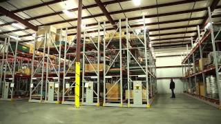 Storing Turbines With Mobile Industrial Racking in Greenville South Carolina [upl. by Anits]