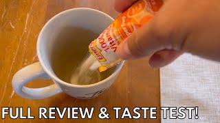 EmergenC 1000mg Vitamin C Powder for Daily Immune Support Full Taste Test and Review [upl. by Hamburger]