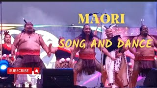 quotHAKAquot MAORIS SONG amp DANCE  BY NEW ZEALAND FOLK DANCERS  jens journey channel [upl. by Anilat]