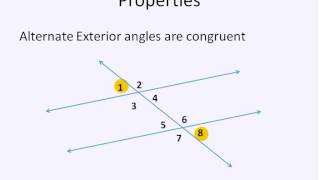 Parallel Lines and Transversals Simplifying Math [upl. by Yazbak]