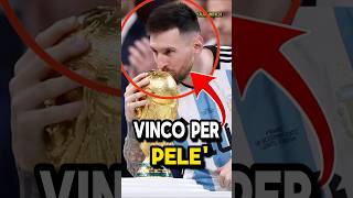 😨Messi ha un cuore d’oro calcio football sports messi pele [upl. by Acirema]