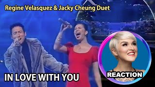 Vocal Coach Reacts to Regine Velasquez amp Jacky Cheung  In Love With You reginevelasquez 張學友 [upl. by Ahsiemac]