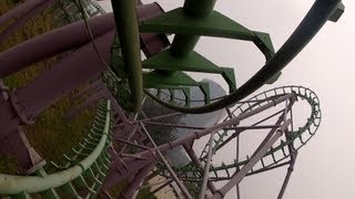 Another Chinese KnockOff Vekoma SLC Roller Coaster POV  Beijing Shijingshan Amusement Park  China [upl. by Rob19]