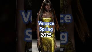 Versace Spring 2025 Collection A 90s Revival with Modern Technology [upl. by Aryaz]