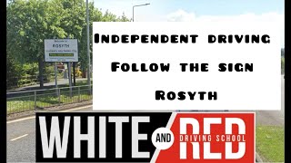 Independent Driving  Follow the sign Rosyth  UK Practical Driving Test [upl. by Layod]