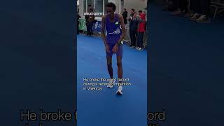 Ethiopian broke world halfmarathon record [upl. by Aicala]