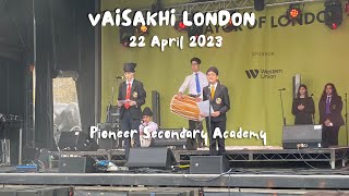 Vaisakhi London  Pioneer Secondary Academy  Trafalgar Square  22 April 2023 [upl. by Gervase]