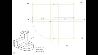 Orthographic Projection in Engineering Drawing [upl. by Rannug201]