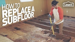 How to Remove and Replace a Rotten Subfloor [upl. by Niu]