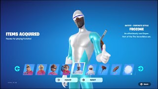 Frozone Gameplay  Fortnite Highlight [upl. by Betthezul752]