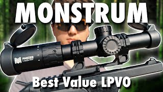 Monstrum LPVO Review 2024 Dont Buy Another Optic Until You Watch This [upl. by Adnamar628]