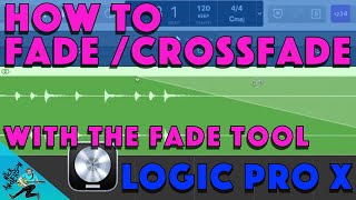 How to Fade and Crossfade in Logic Pro X for Beginners 2021 [upl. by Shanks]