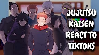 Jujutsu Kaisen React To TikTok  JJK  Gacha React [upl. by Hose727]