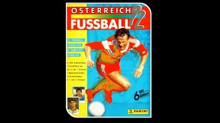 STICKERS PANINI AUSTRIAN CHAMPIONSHIP 1992 FK AUSTRIA MEMPHIS [upl. by Sheri]