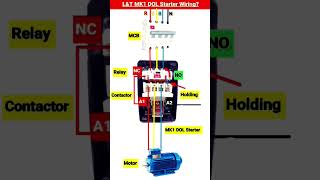 DOL starter control LT lt electronic starter electricalengineer youtubeshort trendingshorts [upl. by Baxie]