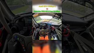 Porsche 992 GT3 Cup vs Audi GT2 Onboard POV Battle🔥 [upl. by Yoho950]