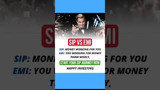 SIP vs EMI stockmarket sip emi shots investing portfolioyt sharemarket jrkinvestmentassets [upl. by Neeleuqcaj]