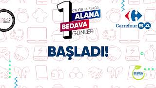 CarrefourSAda 1 Alana 1 Bedava Günleri Başladı📣 [upl. by Alanson405]