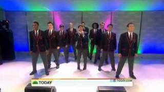 GLEE The Warblers Perform Trains Hey Soul Sister On Today live [upl. by Layne418]