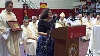 Ms Maureen Bohan honored with Rev Martin Shaughnessy SJ Ignatian Teacher of the Year Award [upl. by Circosta663]