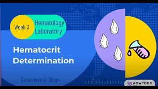 Hematocrit Determination [upl. by Nnawaj]