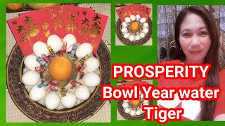 HOW TO MAKE PROSPERITY BOWLYEAR WATER TIGER 2022Weng Navales [upl. by Maryjane858]