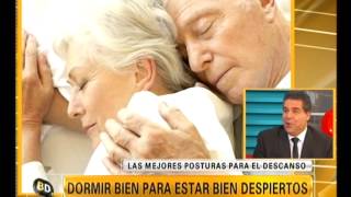 Las mejores posturas para dormir bien  Telefe Noticias [upl. by Dnomsad]