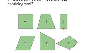 Paralelogram Svojstva paralelograma [upl. by Elleirb]