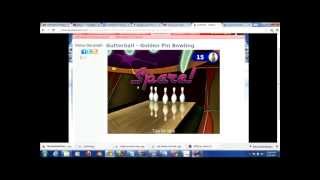 Gutterball Golden Pin Bowling Gameplay [upl. by Surazal]