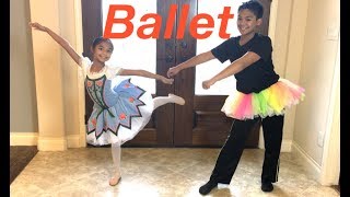 Siblings BALLET Dance OFF  Toys Academy [upl. by Toblat824]