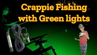 Late Night Crappie Fishing with Green lights [upl. by Enehpets]