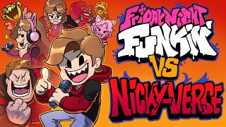 Friday Night Funkin VS The NickyVerse Full Mod  Bonus Songs FNF ModHARD [upl. by Falcone432]