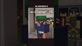 VINICCIUS13 NÃO TEM ESCOLHA viniccius13 davigamer craftgames minecraft redstone willzy [upl. by Odranreb]