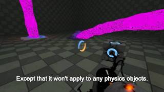 Portal 2  Unused Purple quotAdhesionquot Gel [upl. by Annoyek980]