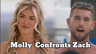 Love Island Molly Leaves Zach Speechless In A Bad Way  Day 1 Casa Amor [upl. by Libbey259]