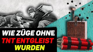 Geheime VORRICHTUNG von PARTISANEN zum Entgleisen von Zügen WW2 Dokumentarfilm [upl. by Einot]