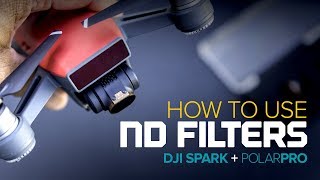 DJI Spark  How to install and use Polar Pro ND Filters [upl. by Pearson282]