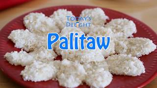 How to Make Palitaw  Todays Delight [upl. by Terrej331]