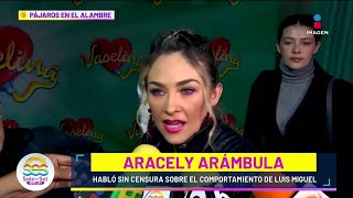 Aracely Arámbula HABLÓ sin censura sobre Luis Miguel  Sale el Sol [upl. by Hawger722]