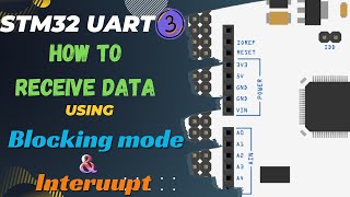 STM32 UART 3  Receive Data in Blocking Mode amp Interrupt [upl. by Finah]