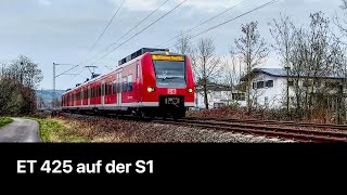 ET425 auf der S1 in Mosbach [upl. by Annairam378]