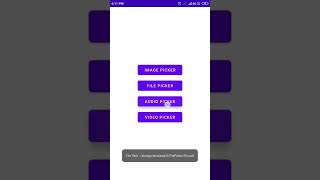 How to Implement File Picker in Android Studio  FilePicker  Android Coding [upl. by Tra]