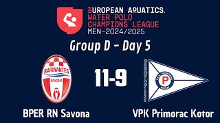 BPER RN Savona 🆚 VPK Primorac Kotor 119 [upl. by Tri]