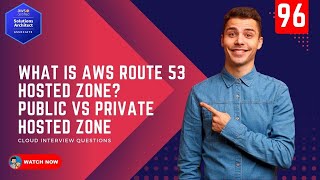 96 What is AWS Route 53 Hosted Zone Public vs Private Hosted Zone [upl. by Igic]