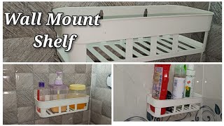 Bathroom Shelf Adhesive  Wall Mount Bathroom Shelf [upl. by Vipul268]