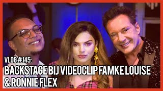 BACKSTAGE BIJ VIDEOCLIP FAMKE LOUISE amp RONNIE FLEX  GERARD JOLING  VLOG 145 [upl. by Ioj144]