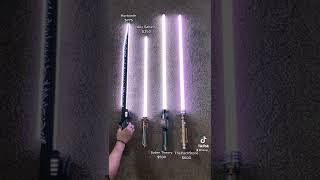 White Lightsaber Comparison [upl. by Ignacia616]