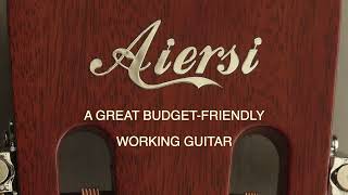 Aiersi vintage finish tricone resonator guitar video from happy customer [upl. by Reivaz]