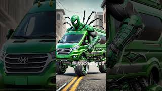 SpiderMan Car Hybrids From Sport Cars to Minivans 🕷️🚗 [upl. by Eidnar]